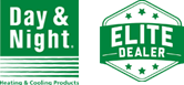 Day and Night Elite Dealer | Green-Icons | The Heating and Cooling Guys Inc.