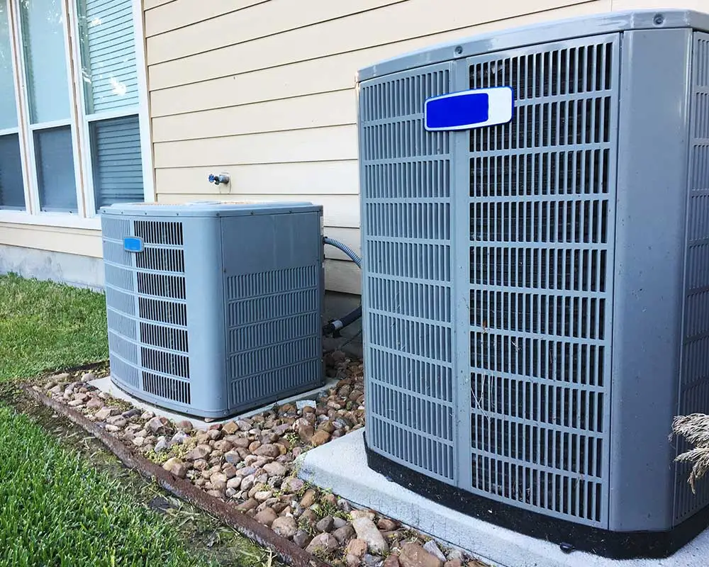 two hvac units outside of residence utah county ut